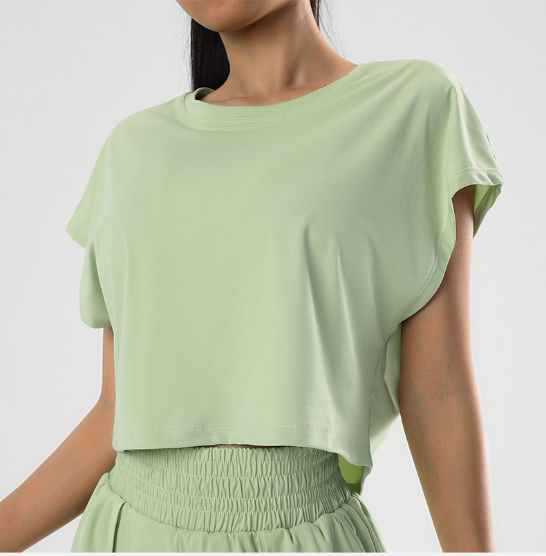 Summer Thin Minimalism Top Women's Quick-drying T-shirt - Chic Angle